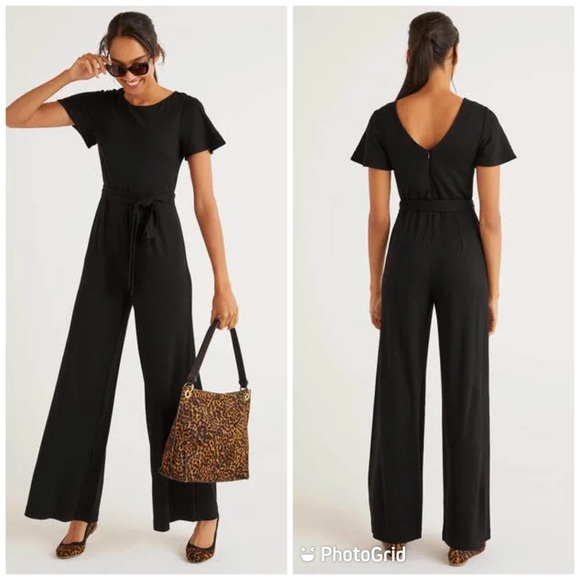 Boden Pants - Boden 10T Camille Ponte Jumpsuit black